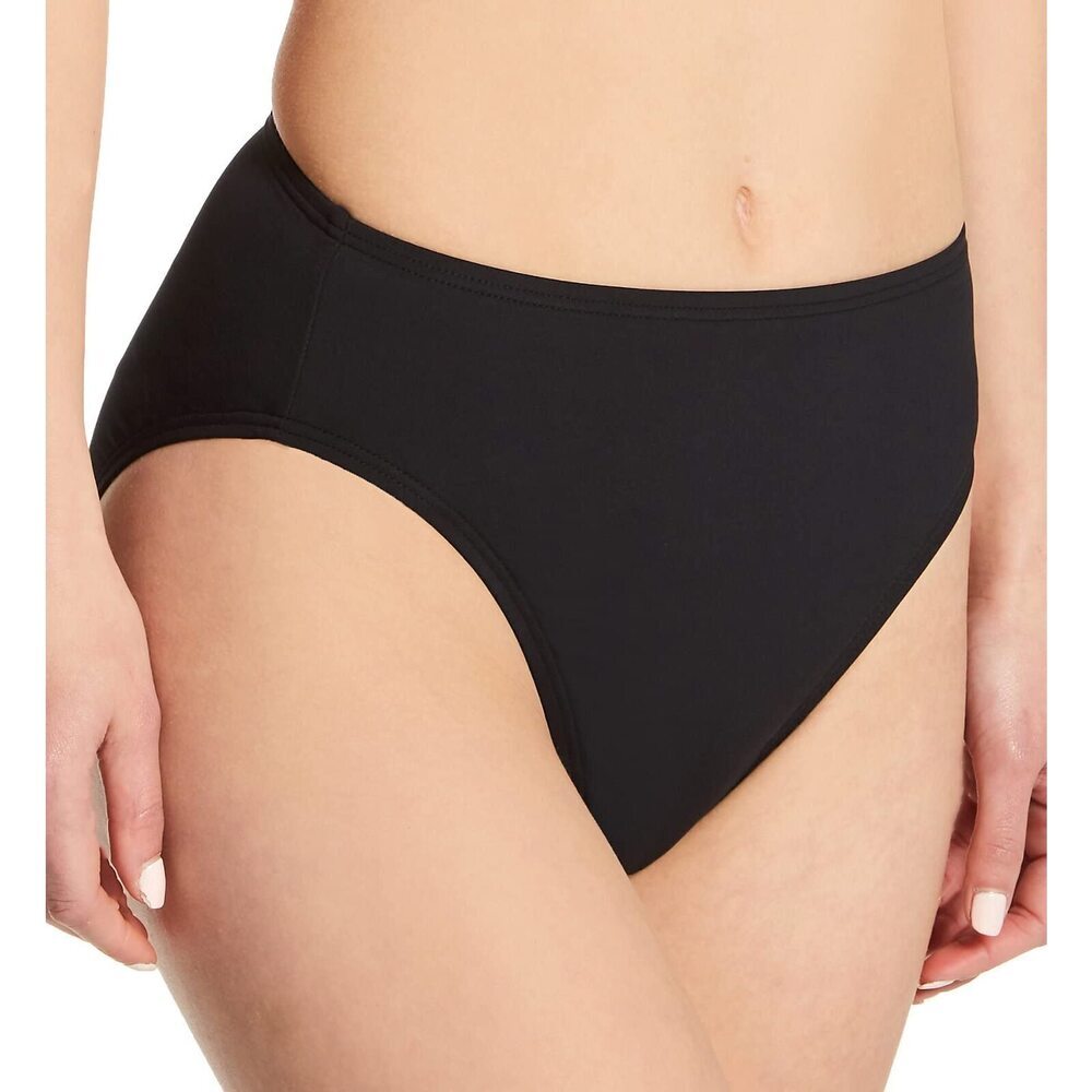 Carmen Marc Valvo High Waist Bikini Bottom Twisted Tides 10